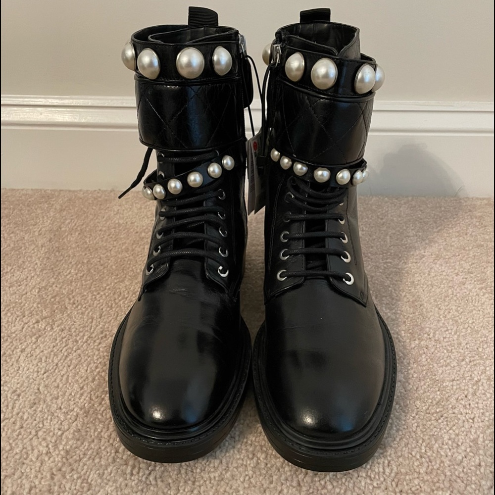 NWT Zara Moto Boots